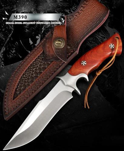 Hunting Knife Fixed Blade M390 Knife Camping Military Outdoor Survival - Picture 2 of 9