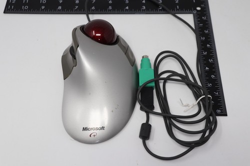 Microsoft Trackball Explorer 1.0 Mouse PS2/USB Compatible X05-87473 Tested Works - Picture 6 of 9
