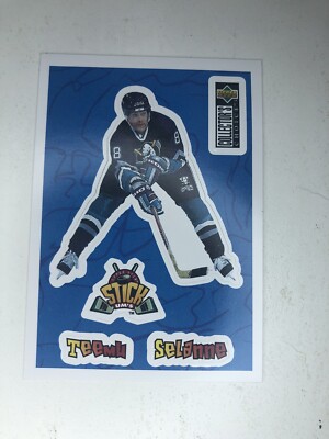 1996-97 Upper Deck Collector's Choice Stick-Ums Teemu Selanne