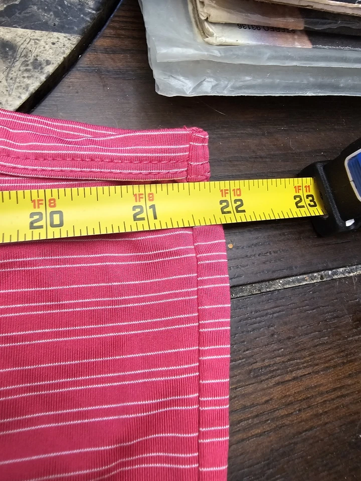 Jones New York Sport Pink White Striped Athletic Tank Top Shirt Women's Size 1X - Image 4 of 4