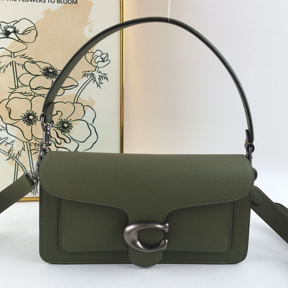 COACH Green Tabby Shoulder Bag Leather Crossbody Shoulder Hand 2way Outlet