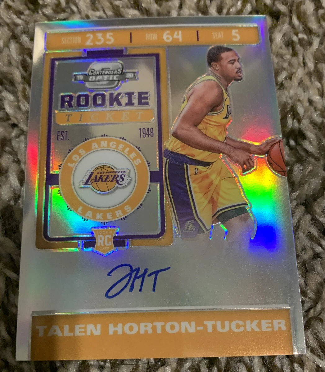 Talen Horton-Tucker Optic Pink 20枚限定 RC 2019-20 Panini Contenders Optic - Talen Horton-Tucker #105 for