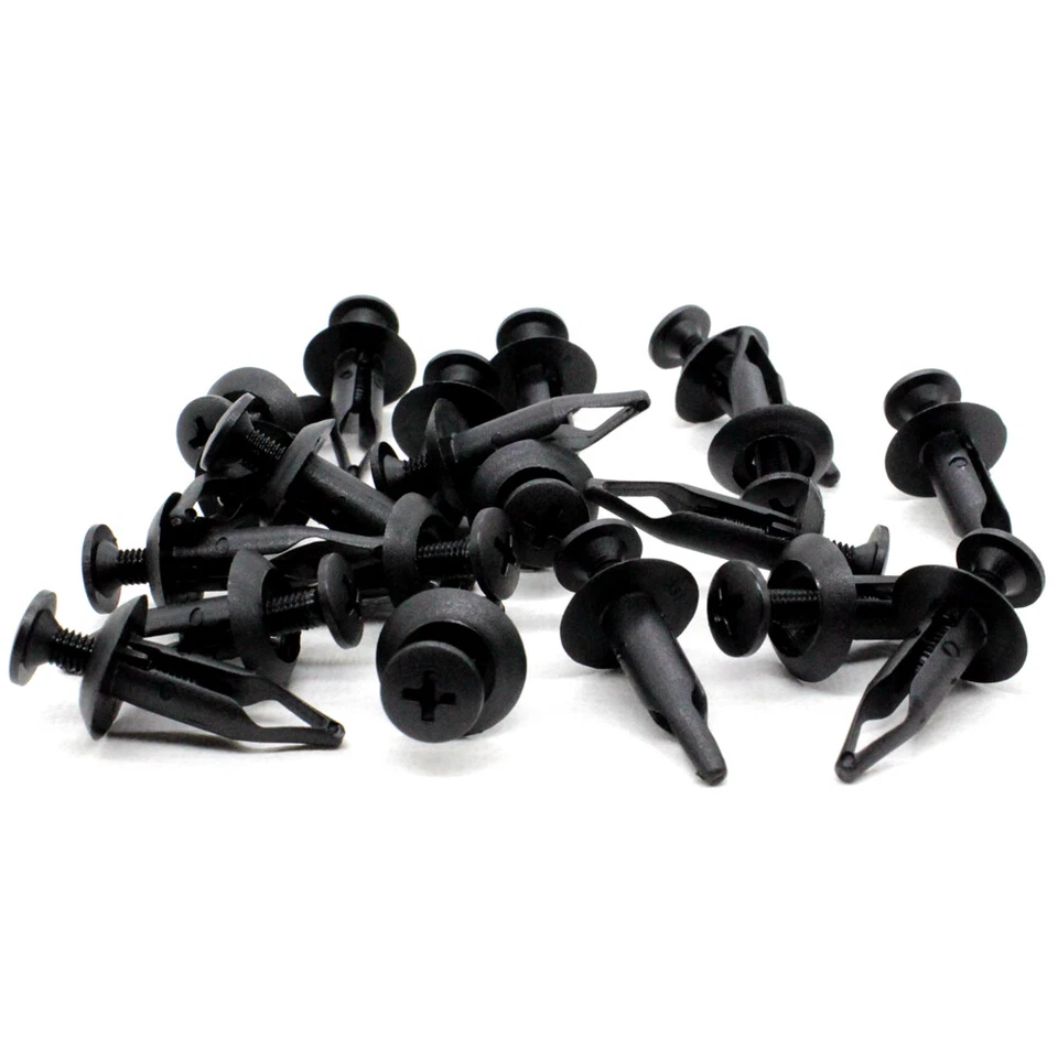 20 sujetadores de carrocería con clip de empuje multiusos retenedor tornillo remache para Ford Chrysler Foto 2 de 2