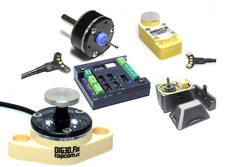 Set of DIG3D probe, hand operated TLS, DIG3D.Fix TLS, SMART.MER/2 and the BOX