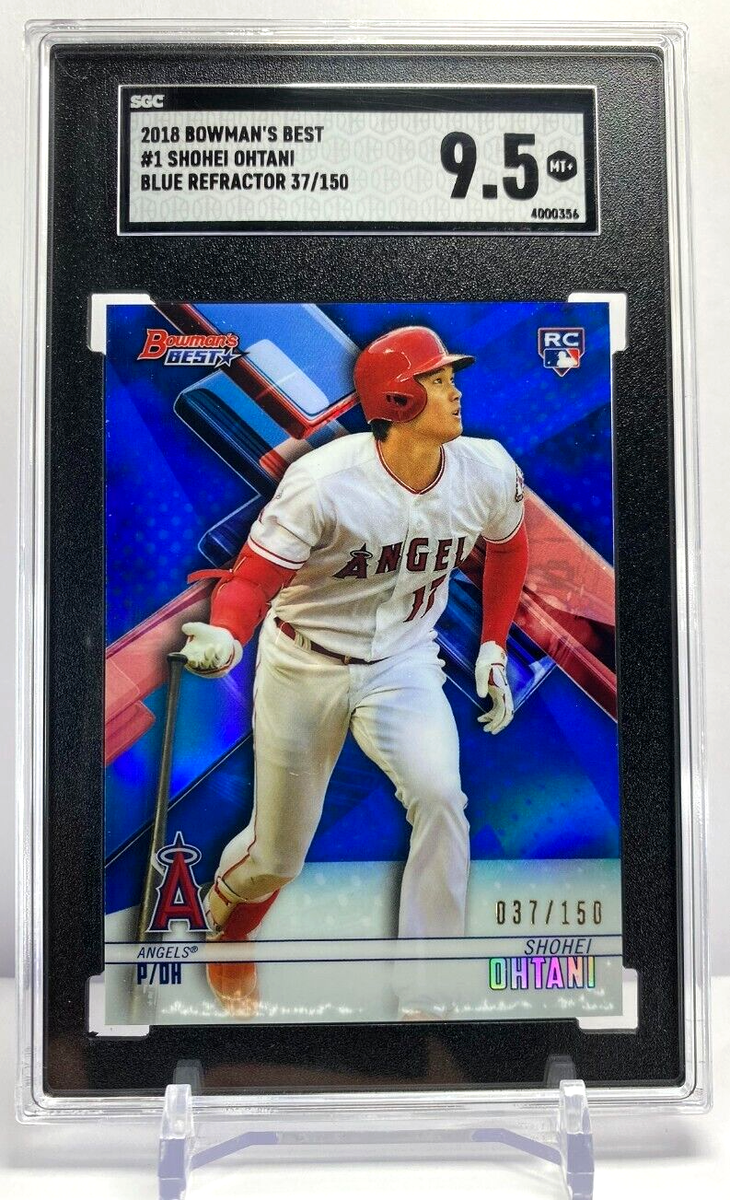 2018 Bowman's Best - Shohei Ohtani #1 Blue Refractor /150