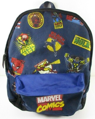 Marvel Comics Sac à Dos Enfant Garçon H&M Imprimé Marvel Bleu