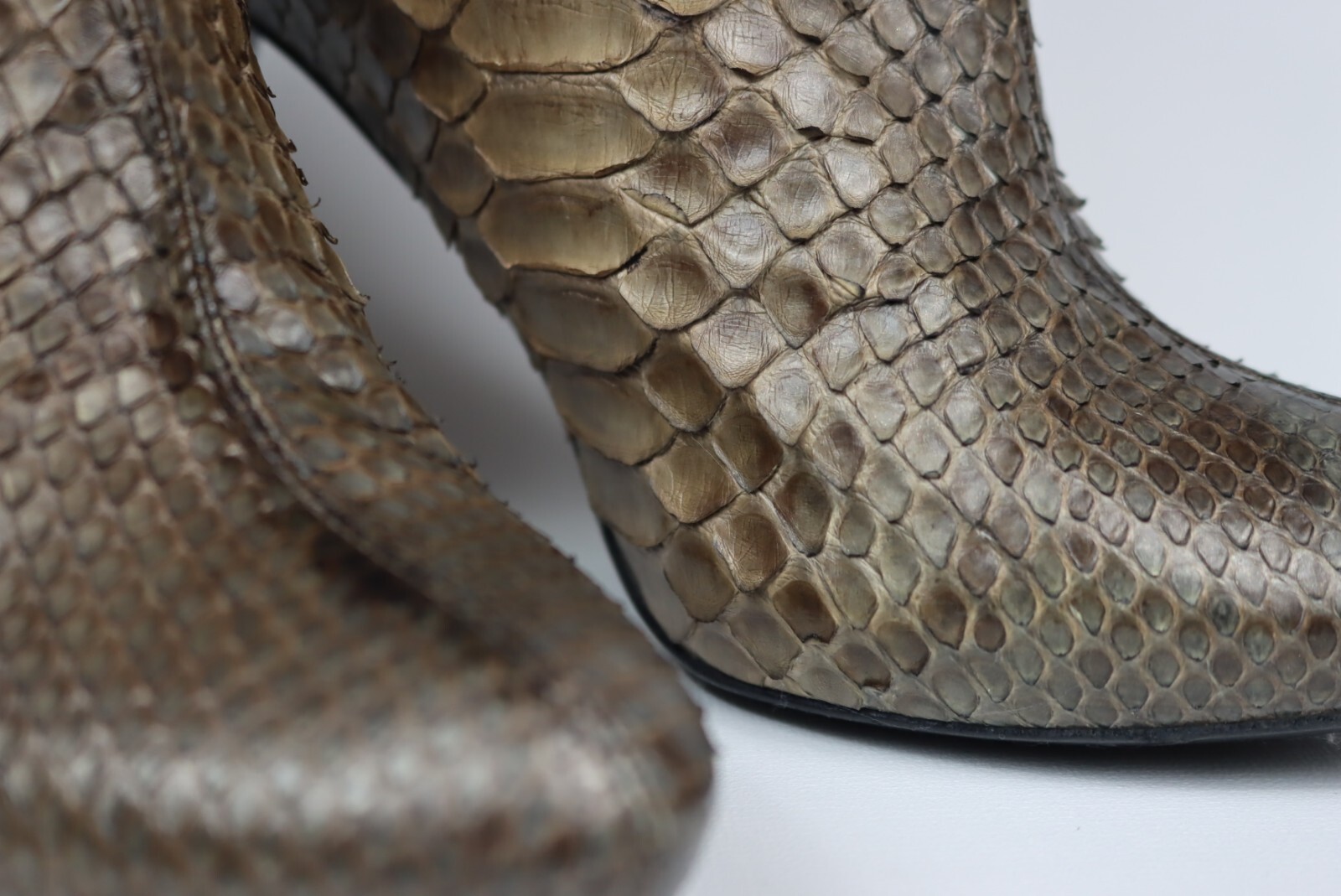 Alexander McQueen Python knee boots - image 5