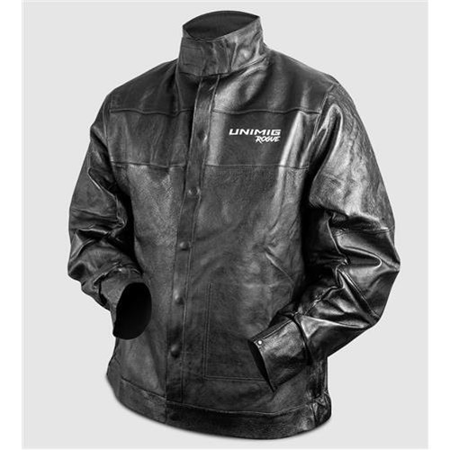 UNIMIG Rogue Welding Jacket Full Leather Sleeves Model 203 M L XL XXL U22002 - Picture 2 of 2
