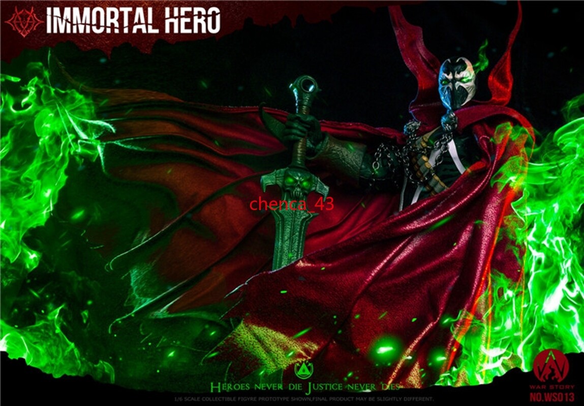 WS013 1/6 Scale Spawn Immortal Hero Action Figures