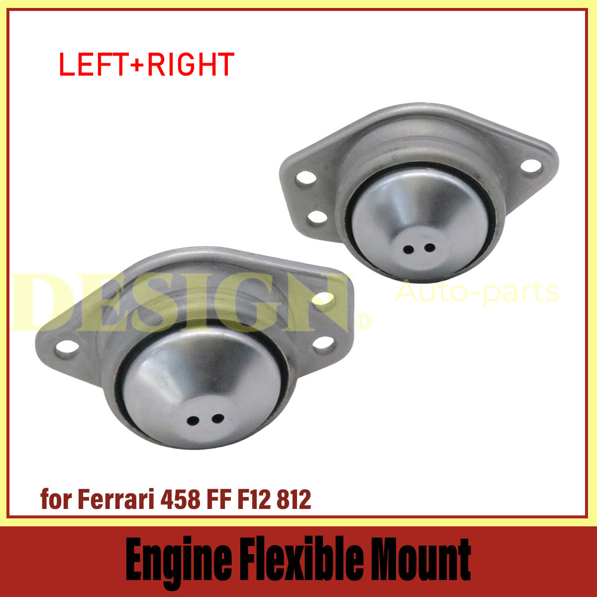 Engine Flexible Mount Left+Right Fit Ferrari 458 FF F12 812 GTC4 259757/259756