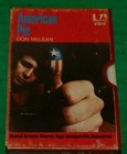 American Pie Don McLean Cassette Tape K-0299 United Artists 1971 Side Loader Htf