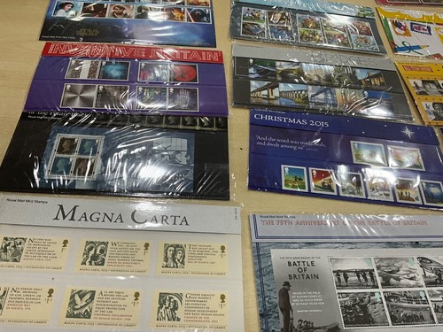 GB - 2015 Royal Mail Presentation Packs Year Set of 15 Packs 2 sheets a658 - Picture 14 of 17