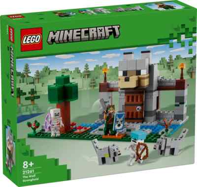 LEGO Minecraft The Wolf Stronghold 21261 Building Toy Set New Gift
