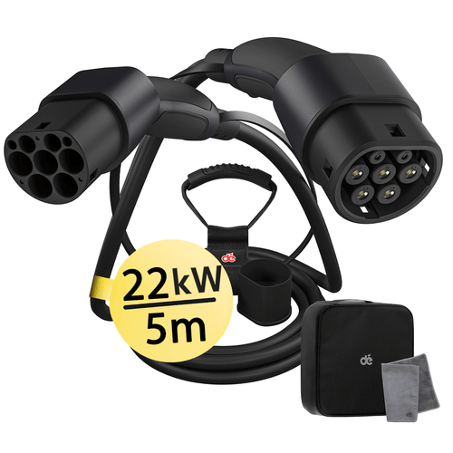 Type 2 to Type 2 EV Charging Cable 22kW/7kW 5M/7M 32A 1/3Phase for Electric Car - Picture 14 of 16