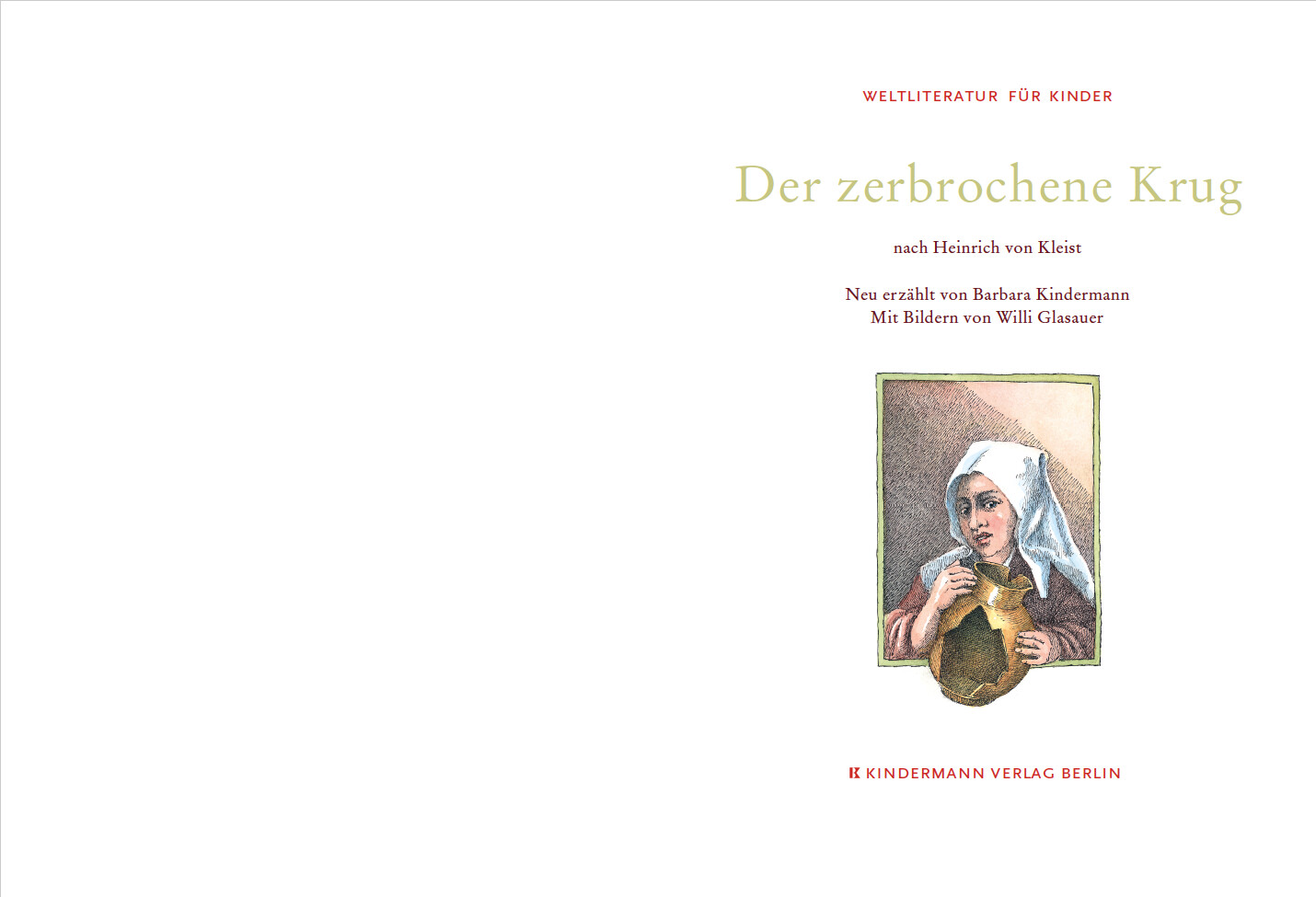 Thumbnail - Barbara Kindermann Der Zerbrochene Krug 9783934029460