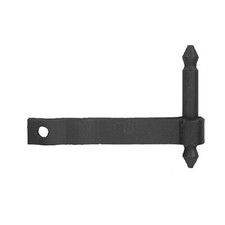 Haken Kloben zum Eingipsen ins Mauerwerk randgehämmert schwarz - 2er-Pack