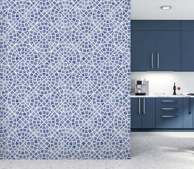 3D Blue Round Tile Pattern 26179NA Wallpaper Wall Murals Removable Wallpaper Fay