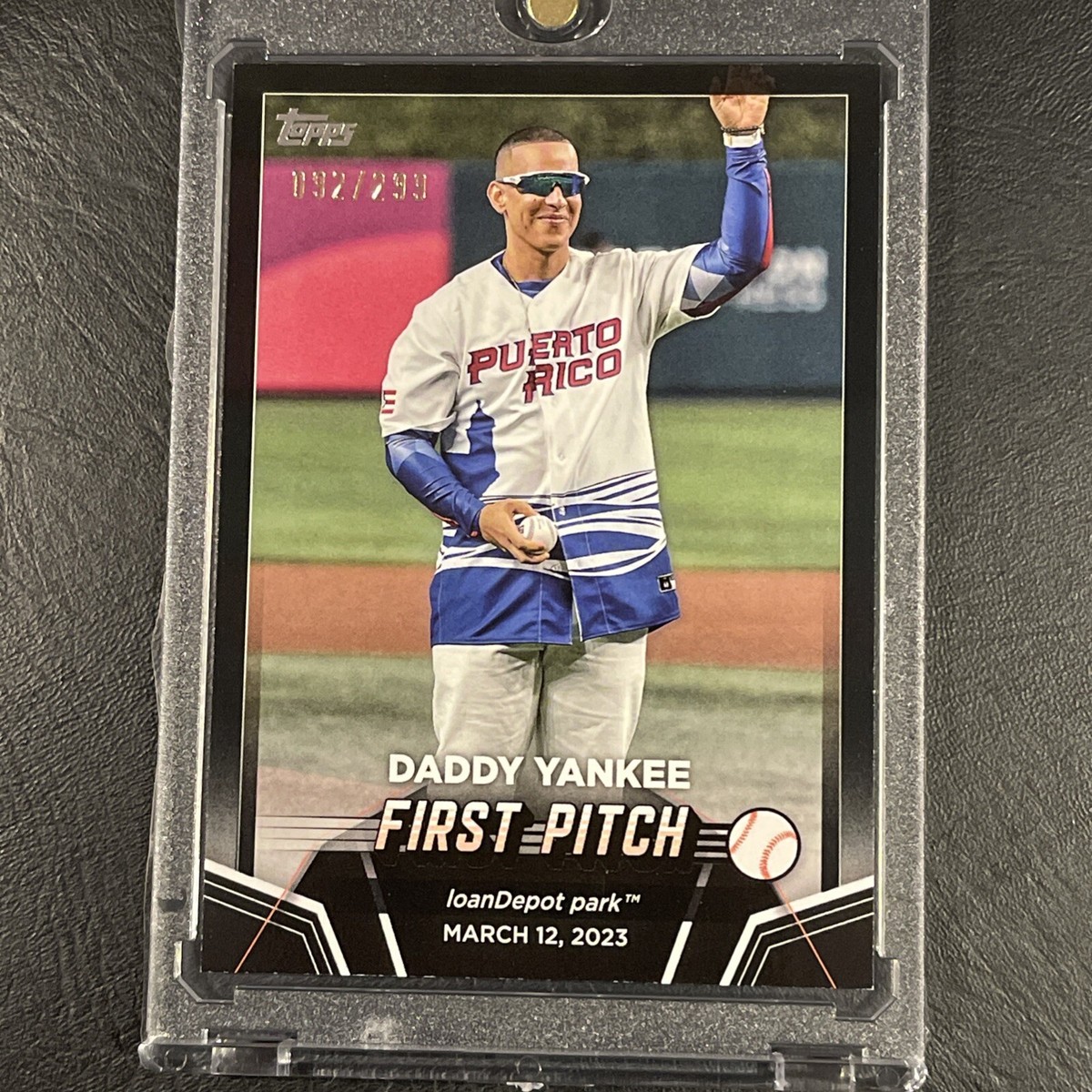 2024 Topps Series 2 Daddy Yankee First Pitch SP #