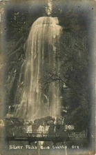 Coos County Oregon Silver Falls Stadden Studios C-1910 RPPC Photo Postcard 10552