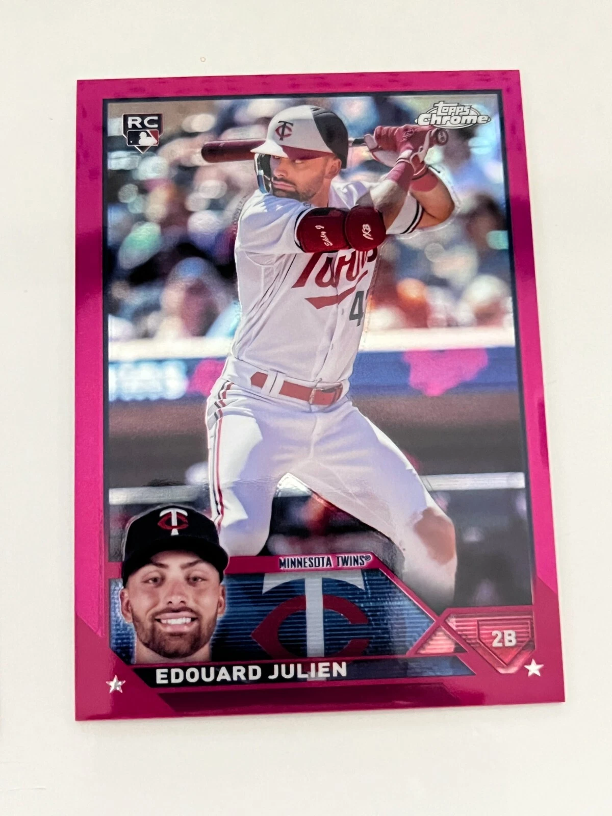EDOUARD JULIEN 2023 Topps Chrome Update Baseball USC79 MAGENTA #'d /399 RC