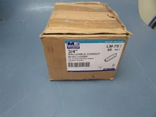 Box of 50 Madison Electric 3/4" Malleable Conduit Body Cover LM-75