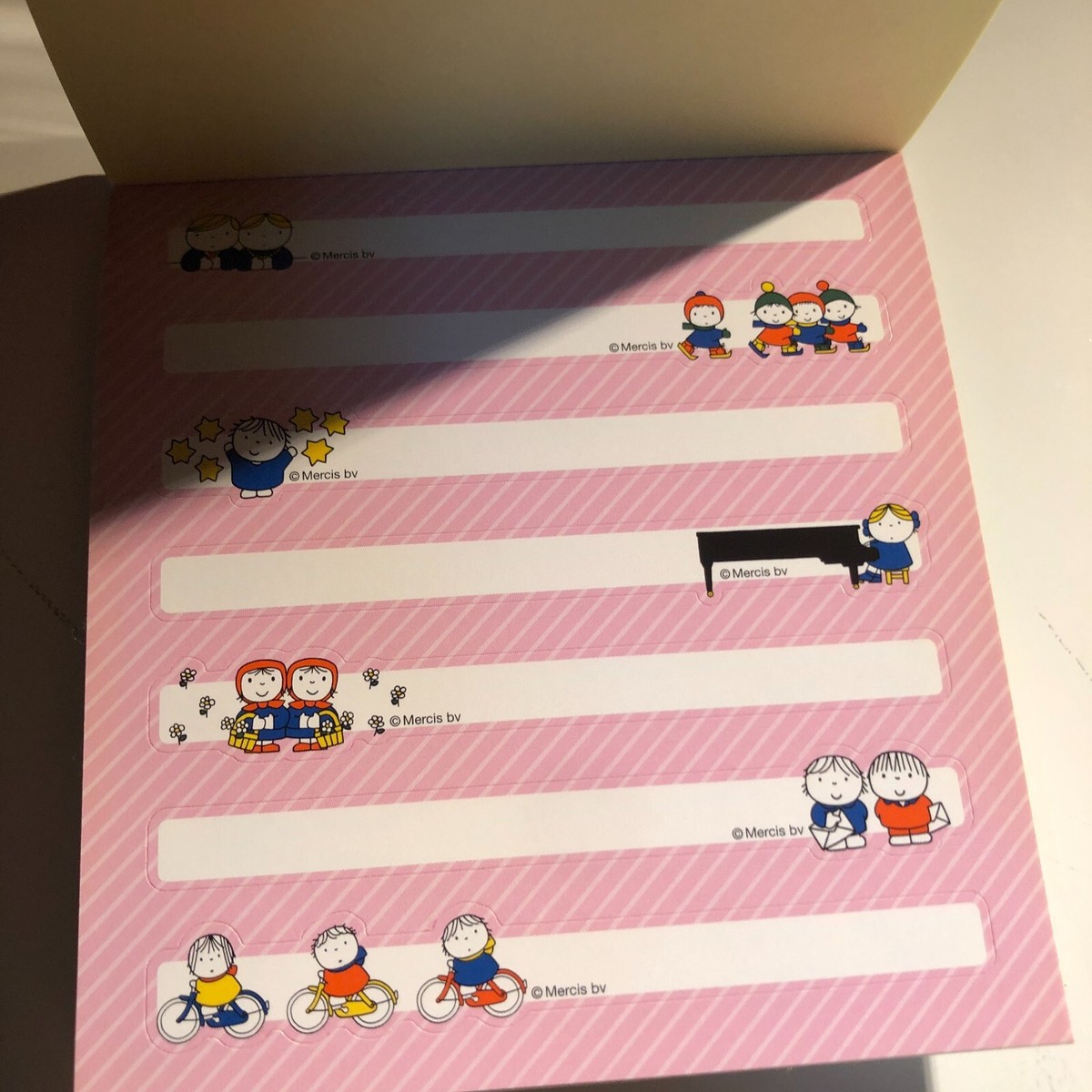 みぃふページ Dick Bruna 3 Miffy Japanese Stickers book 337 Stickers Shogakkan