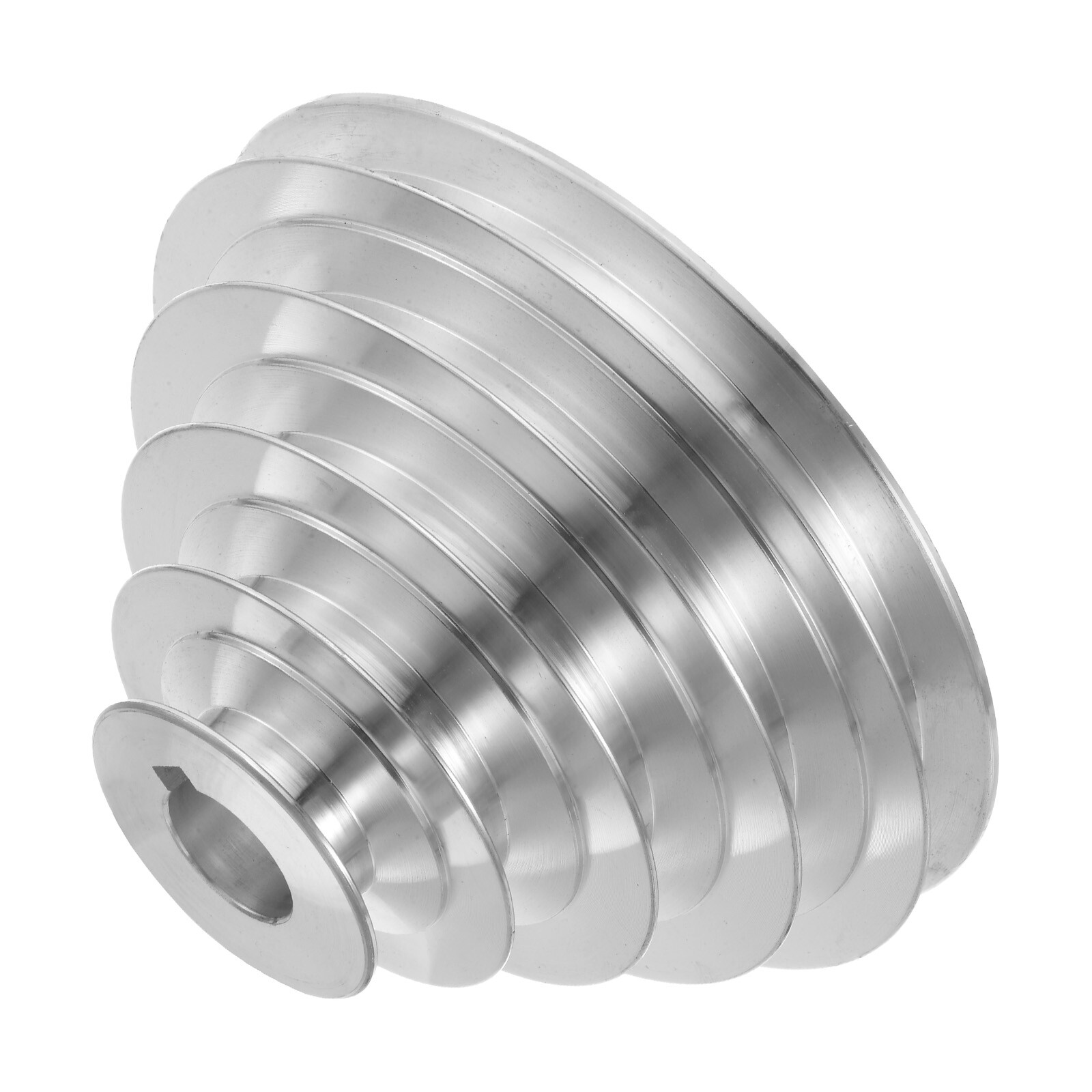 Aluminum AType 5 Step Pulley Wheel 24mm Bore 55150mm Outer Dia for 12.7mm Belt eBay