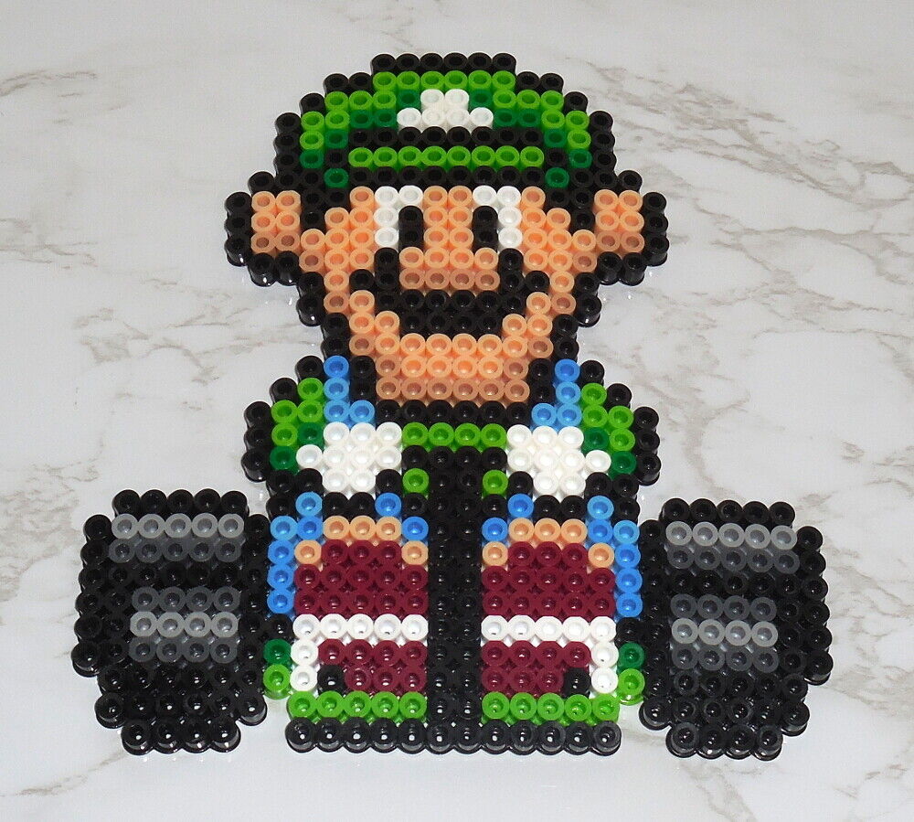 Perler Bead Bowser From Super Mario Kart 