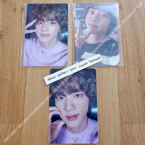 Tarjeta con foto oficial de música universal BTS JIN The Astronaut JPFC FC club de fans POB