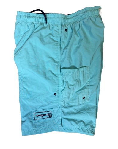 Hook & Tackle Outfitter Nylon Fishing Shorts MO1 Inseam 7 Mens Small