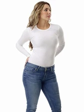 WOMEN'S COMPRESSION LONG SLEEVE SHIRT MICROFIBER | MADE IN USA by UnderWorks
