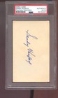 Sandy Koufax Signed Autographed Autograph Auto PSA/DNA COA Baseball Index Card