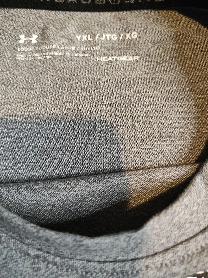 Under Armour Kids Long Sleeve Activewear Shirt, Gray - Image 4 of 4