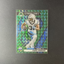 2025 Panini Mosaic - Germany Games Green Mosaic Prizm Chuba Hubbard #260