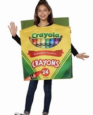 Crayola Crayon Box Child Costume/ One Size Fits Most Brand New 