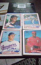 Topps 1990 MLB Baseball Cards (4) Carmen Castillo Kevin Brown Kenny Rogers