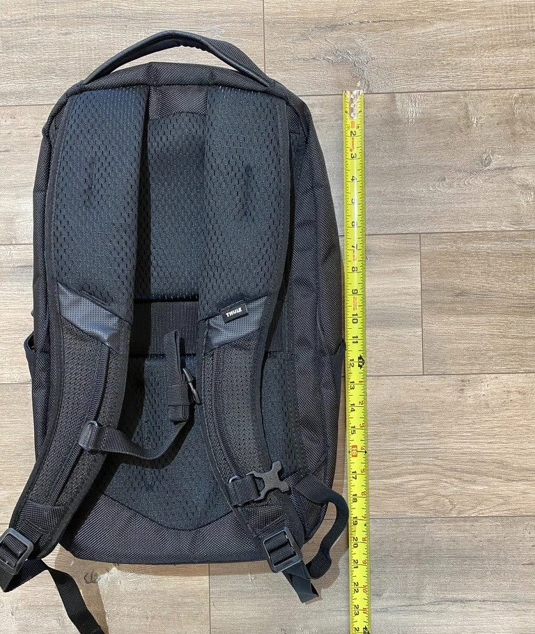 Thule Accent Convertible Laptop Bag Backpack 17L Business Travel Ballistic BLACK - Image 4 of 4