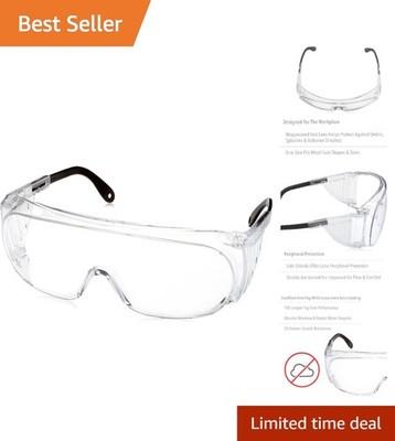 Uvex Ultra-Spec 2000 Safety Eyewear - Scratch Resistant, Clear Anti-Fog Lenses