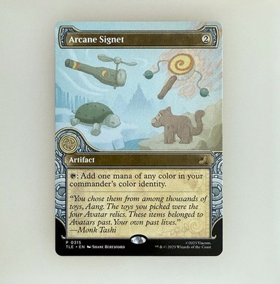 Arcane Signet (Showcase) Avatar: The Last Airbender: Eternal-Legal Regular NM