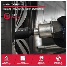 Heavy-duty 12 Drive Impact Socket Set 11-piece Metric