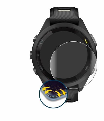 Full-Cover Schutz Folie für Garmin Forerunner 265S (42 mm) 3D Curved Edge 2x - Zdjęcie 6 z 12