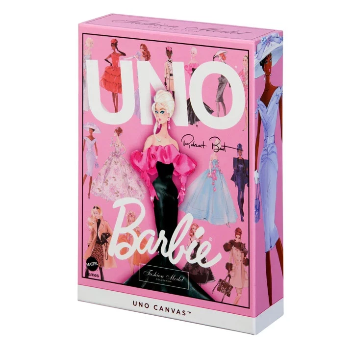 UNO Canvas Barbie Fashion Model Collection Deck Robert Best Card Game 2025 - Image 3 of 4