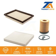 Air Cabin Engine Cartridge Oil Filters (3 Total) Kit For INFINITI Q60 2 Required