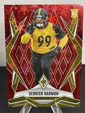 2025 Panini Phoenix - Rookies Derrick Harmon #241 Red Snowflake /399 (RC)