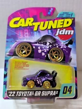 Car Tuned JDM 22 Toyota GR Supra New Gold Wheel Variant Series 1