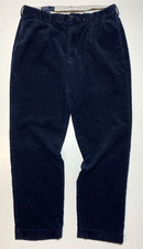 Men's Vintage Polo Ralph Lauren Hammond Pants Corduroy Pleated Cuffed Sz 36x32