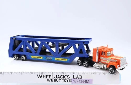 Staks Semi Truck 100% Complete W/Trailer Super Gobots 1985 Bandai Tonka Vintage