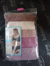 TU Women's Comfort Lace Midis Briefs, Size 14, 5-Pack