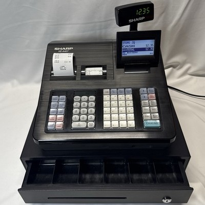 Sharp XE-A407 Cash Register POS System with Drawer and Display | eBay