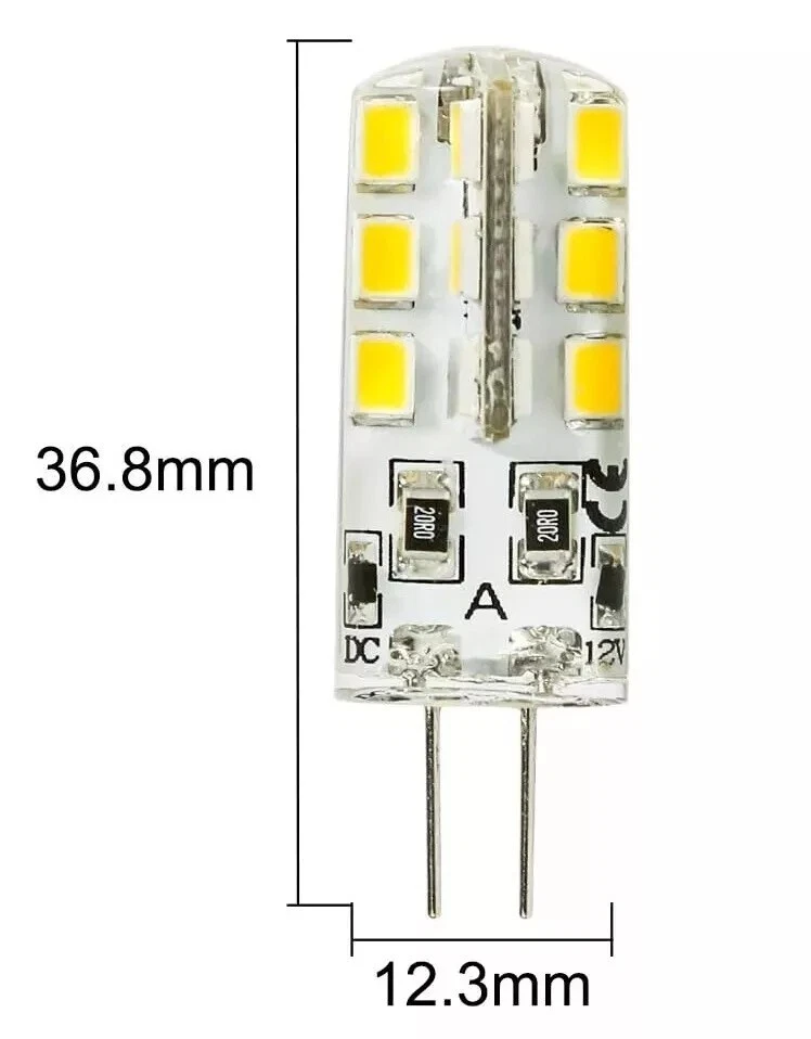 G4 5W 3W LED Bulbs Capsule Replace Halogen Bulb DC 12V SMD Light Corn Bulb Lamp - Image 2 of 4